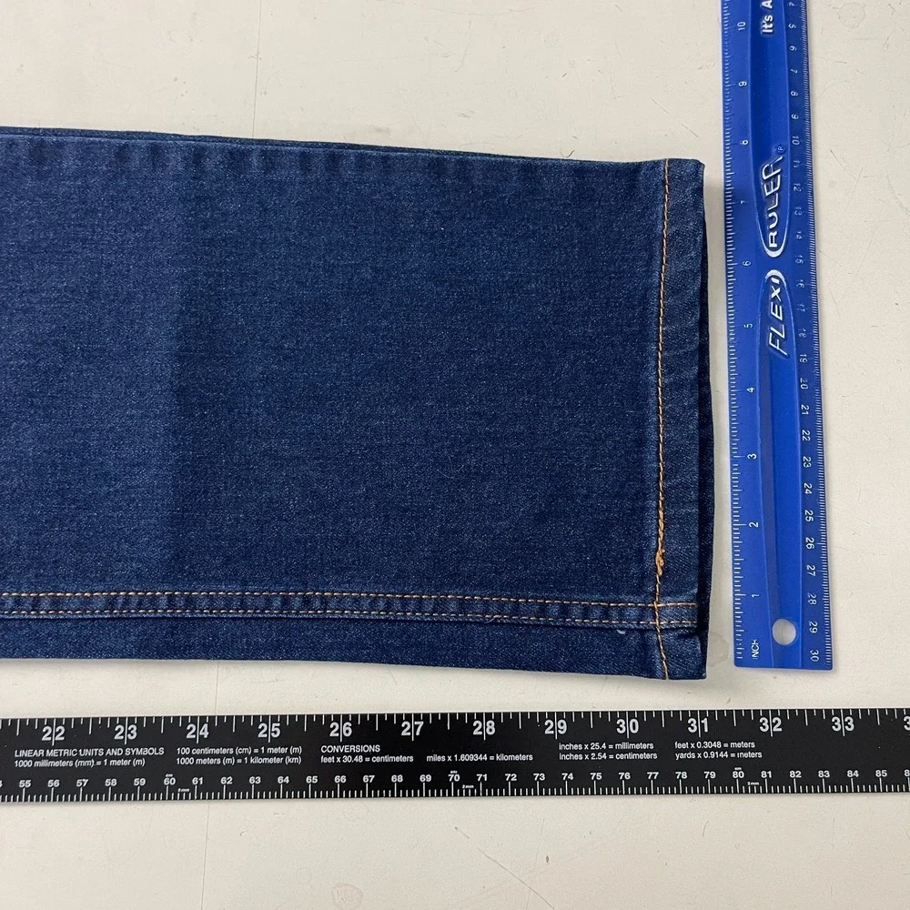Levis 511 Jeans Mens 36x32 Blue Slim Fit Dark Wash Denim Grunge Skater Preppy